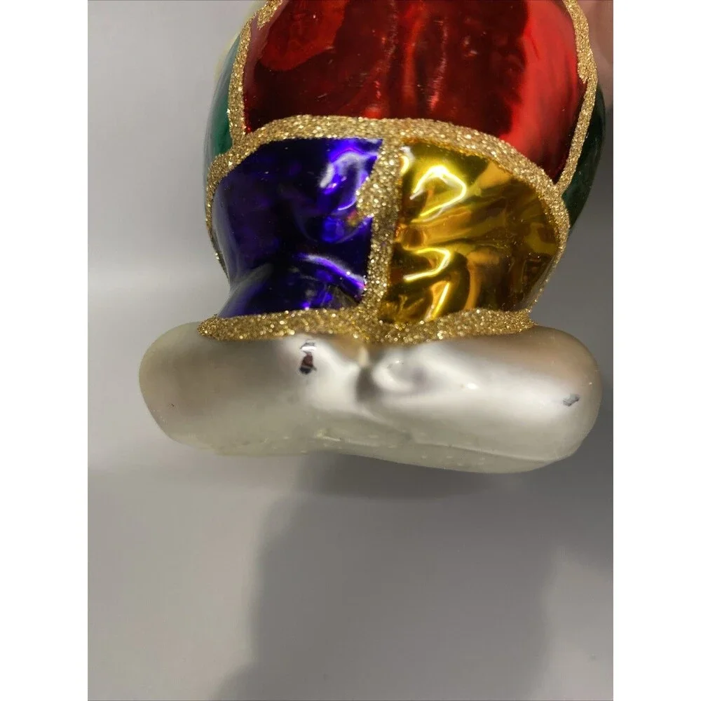 Kurt S Adler Polonaise Christmas Ornament Clown Musician Playing Accordion